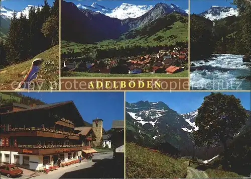 Adelboden Gasthof Baeren Wanderweg Alpen  Kat. Adelboden