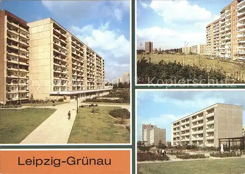 Gruenau Leipzig Alte Salzstrasse Weissendornstrasse Gruenauer Allee Kat. Leipzig