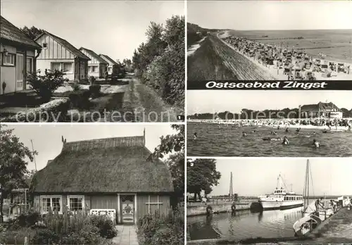 Zingst Ostseebad Urlauberdorf Strandpartien Hafen Schiffe / Zingst Darss /Nordvorpommern LKR