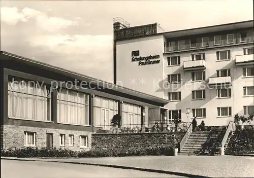 Rauschenbach Neuhausen FDGB Erholungsheim Paul Gruner / Neuhausen Erzgebirge /Mittelsachsen LKR