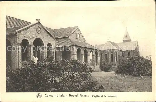 Lisala Nouvel Anvers Eglise et la residence