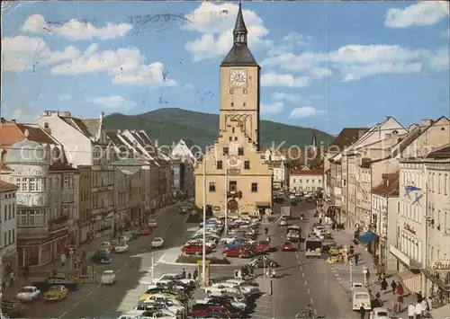 Deggendorf Donau Stadtplatz Rathaus / Deggendorf /Deggendorf LKR