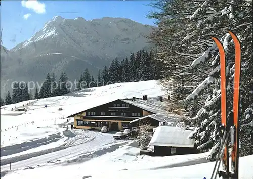 Obermeilingen Pfronten Berggasthof Schlossanger Alp Kat. Pfronten