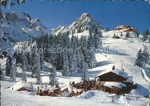 Kreuzeck Kreuzalm Kreuzeckhaus Zugspitze Waxenstein  Kat. Garmisch Partenkirchen