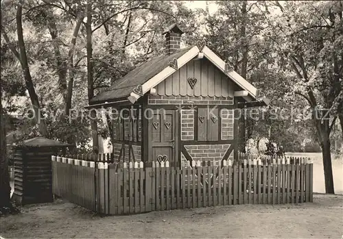 Schoenebeck Salzelmen Hexenhaeuschen im Kurpark Kat. Schoenebeck