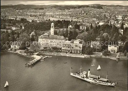 Bad Schachen Lindau Fliegeraufnahme Hotel Bad Schachen Kat. Lindau (Bodensee)