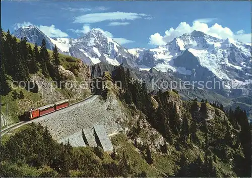 Schynige Platte Bahn Eiger Moench Jungfrau Kat. Eisenbahn