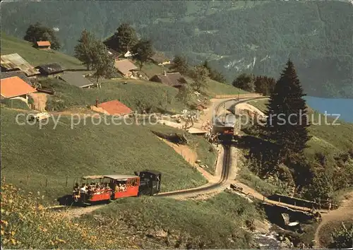 Brienz Rothornbahn Planalp Mittelstation Kat. Eisenbahn