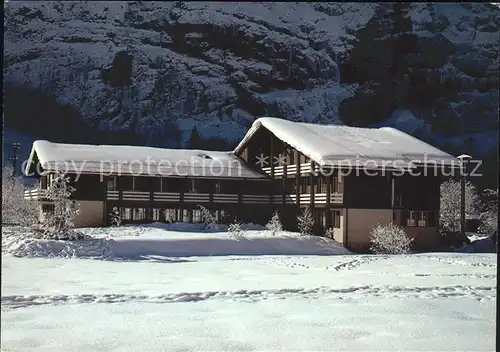 Lauterbrunnen BE Chalet Alpental Jugend Ferienheim  Kat. Lauterbrunnen