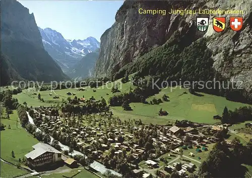 Lauterbrunnen BE Camping Jungfrau Grosshorn Breithorn  Kat. Lauterbrunnen