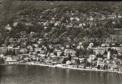 Locarno TI Fliegeraufnahme Orselina Kat. Locarno