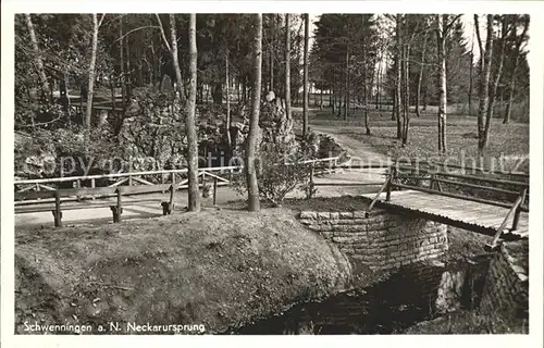 Schwenningen Neckar Neckarursprung / Villingen-Schwenningen /Schwarzwald-Baar-Kreis LKR