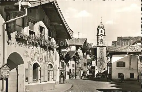 Mittenwald Bayern Obermarkt  Kat. Mittenwald