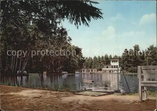 Seifhennersdorf Waldbad Silberteich Kat. Seifhennersdorf