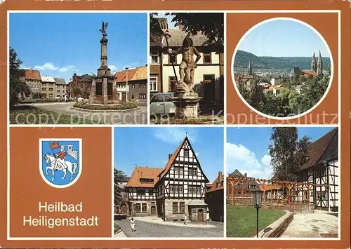 Heiligenstein Bad Lorenz Kellner Denkmal Neptunbrunnen Literaturmuseum Theodor Storm Kat. Ruhla