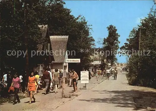 Prerow Ostseebad Weg zum Strand  Kat. Darss