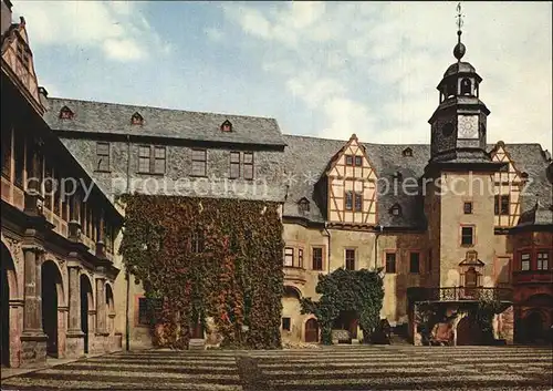 Weilburg Schlosshof Kat. Weilburg Lahn