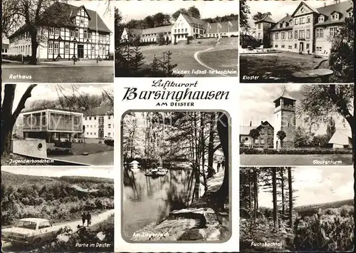 Barsinghausen Rathaus Kloster Glockenturm Fuchsbachtal Deister  Kat. Barsinghausen