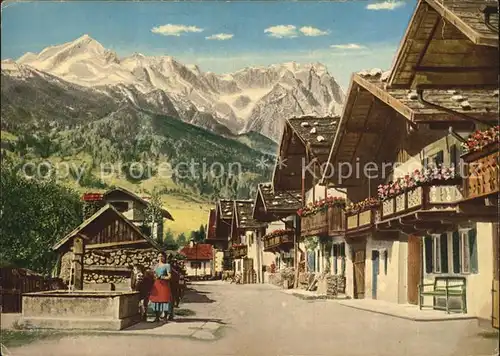 Garmisch Partenkirchen Fruehlingsstrasse Kat. Garmisch Partenkirchen