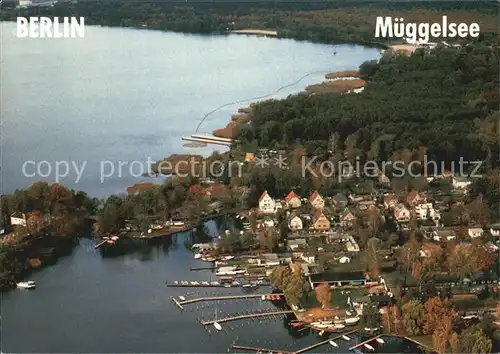 Berlin Mueggelsee Fliegeraufnahme Kat. Berlin