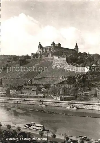 Wuerzburg Festung Marienberg Kat. Wuerzburg