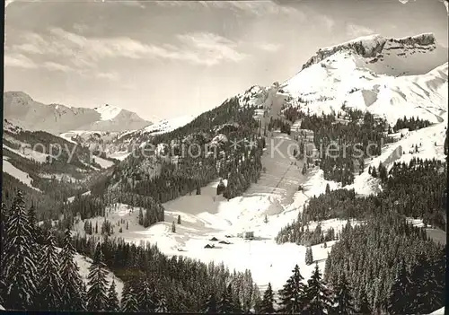 Kleinwalsertal Auenhuette mit Steinmandl Kat. Oesterreich