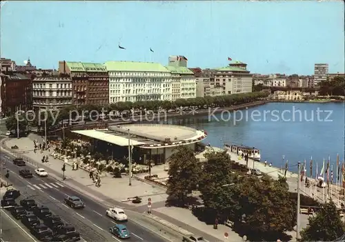 Hamburg Jungfernstieg Alsterpavillon Kat. Hamburg