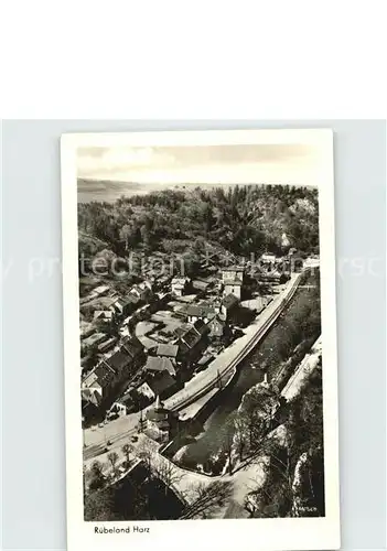 Ruebeland Harz Blick ins Tal