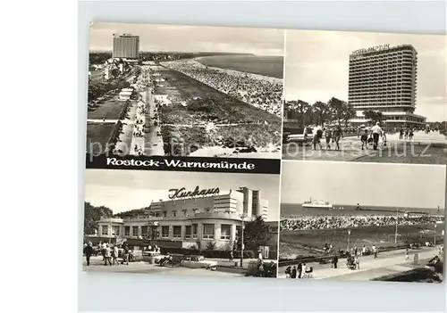 Warnemuende Ostseebad Promenade Hotel Neptun Kurhaus Kat. Rostock