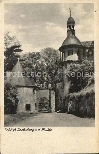 Rochsburg Schloss Rochsburg an der Mulde Kat. Lunzenau