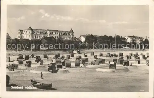 Ahlbeck Ostseebad Strand Hotels Kat. Heringsdorf Insel Usedom