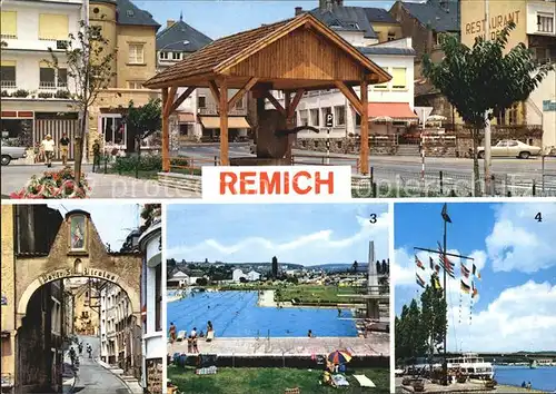 Remich Porte Saint Nicolas Ancienne Presse a fruits Piscines Princesse Marie Astrid Kat. Luxemburg