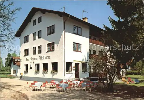 Alterschrofen Hotel Pension Waldmann Terrasse Kat. Schwangau