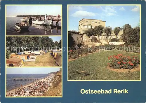 Rerik Ostseebad Bootsanlegestelle Strand Campingplatz  Kat. Ostseebad Rerik