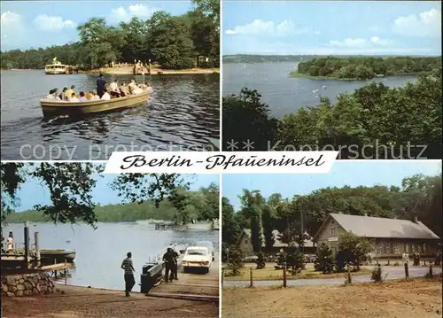 Berlin Pfaueninsel Bootsfahrt Faehre Kat. Berlin