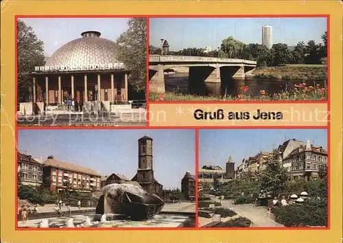 Jena Zeiss Planetarium Platz der Kosmonauten Paradiesbruecke Kat. Jena