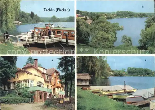 Zechlin Flecken Am Schwarzen See Dampferanlegestelle FDGB Heim Elsenhoehe