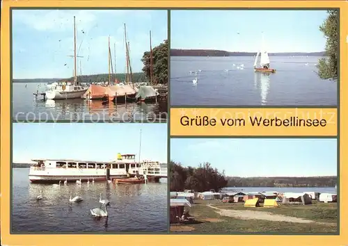 Altenhof Eberswalde Werbellinsee MS Altwarp Bootshafen Zeltplatz Kat. Schorfheide