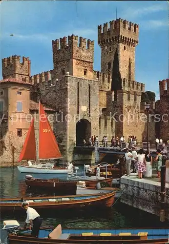 Sirmione Lago di Garda Schloss Kat. Italien