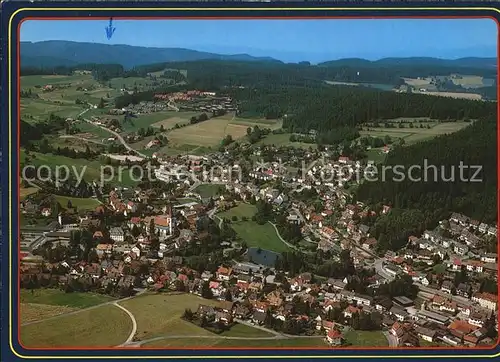 Schonach Schwarzwald Stadtansicht Kat. Schonach im Schwarzwald