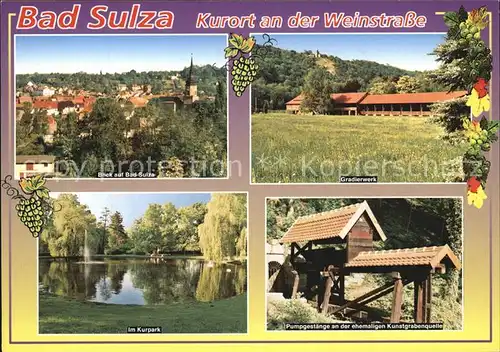 Bad Sulza Gradierwerk Im Kurpark Gesamtansicht Kat. Bad Sulza