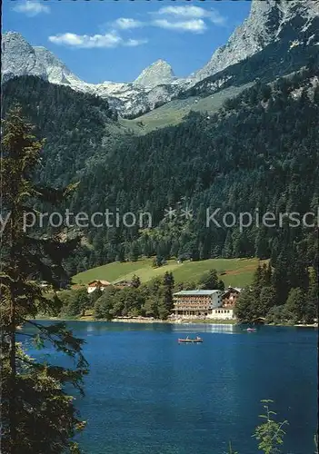 Hintersee Allgaeu Reiteralpe Kat. Immenstadt i.Allgaeu