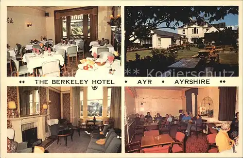 Ayr Scotland Berkeley Hotel Restaurant Kat. South Ayrshire