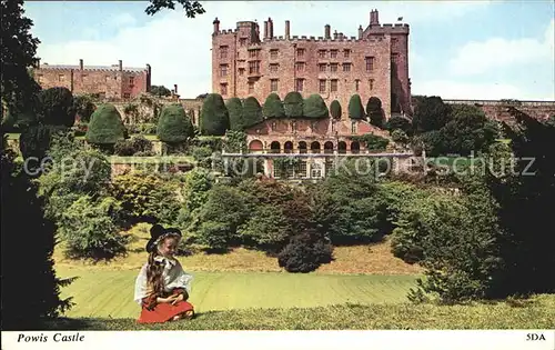 Welshpool Castle Powis Castle Girl Kat. Powys