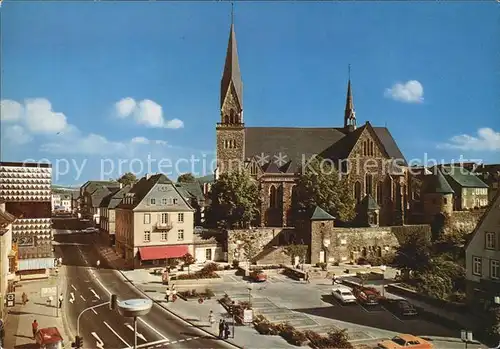 Olpe Biggesee Kurkoelner Platz Kirche Kat. Olpe