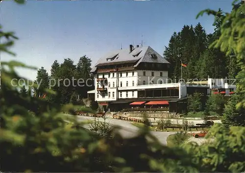 Notschrei Waldhotel am Notschrei Kat. Todtnau