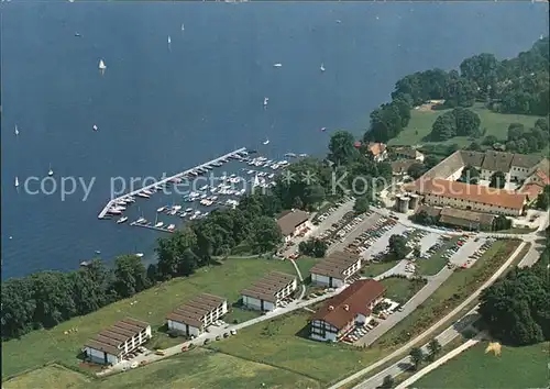 Bernried Starnberger See Seehotel Marina Fliegeraufnahme  Kat. Bernried