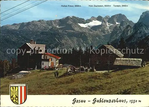 Gosau Oberoesterreich Gablonzerhaus Kat. Gosau Salzkammergut