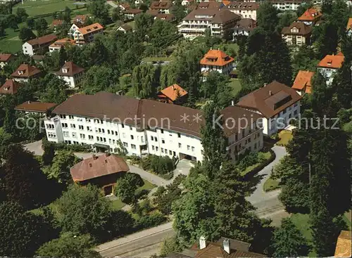 Arlesheim Fliegeraufnahme Privatklinik fuer innere Medizin Kat. Arlesheim