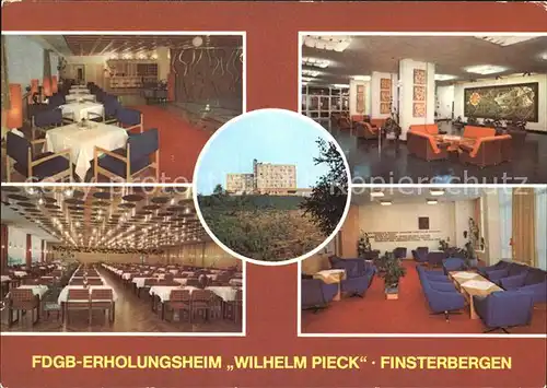 Finsterbergen Erholungsheim Wilhelm Pieck Kat. Finsterbergen Thueringer Wald